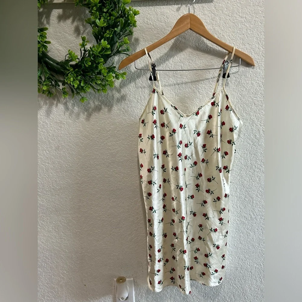 Vintage Satin Mini Slip Dress - Picture 6 of 7